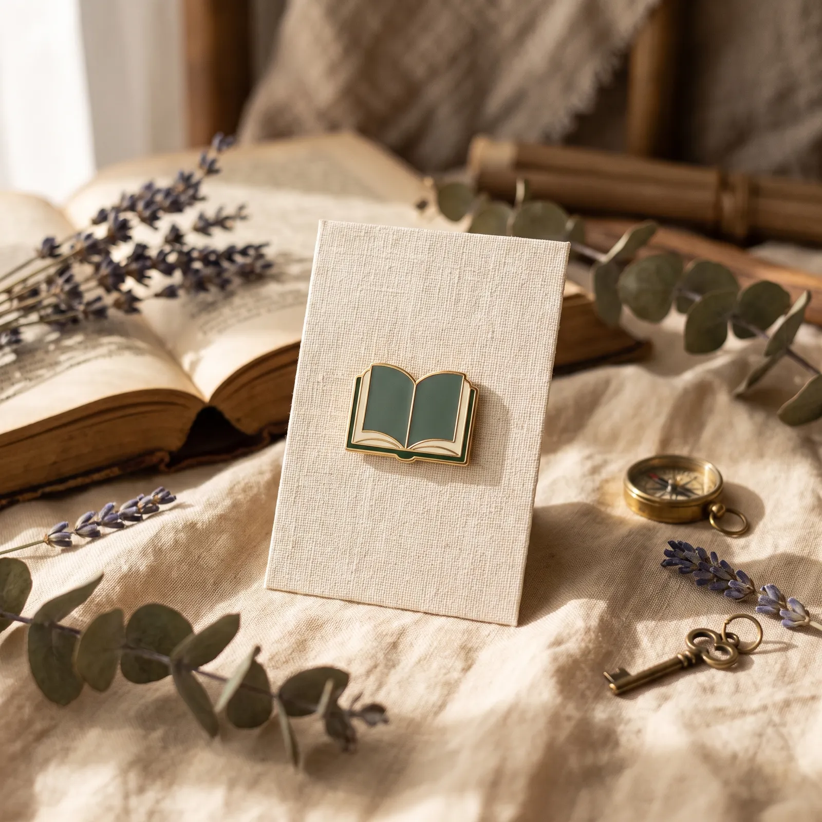 Enamel Pin „Currently Reading“